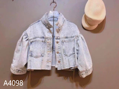 Áo khoác jean tua xanh A4098