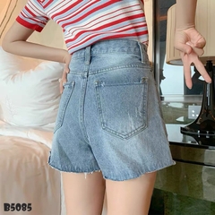 Quần jean short tua xanh B5085