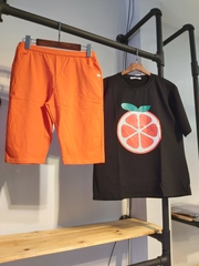 Sét thun nữ lửng trái cam A9005