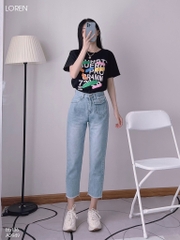 Quần jean baggy LOREN kiểu túi B5136