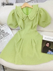 Đầm nữ LOREN xốp Xanh C1963