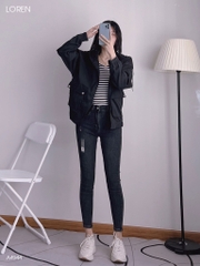 Áo khoác LOREN dù 2 túi hộp A4944