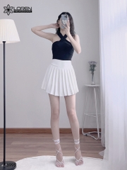 Áo kiểu nữ LOREN bozip chéo cổ A6995