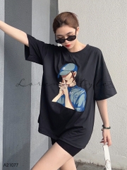 Áo thun nữ LOREN Taylo cá tính A21077