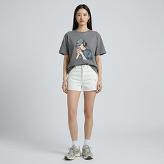 Áo thun nữ LOREN Taylo cá tính A21077