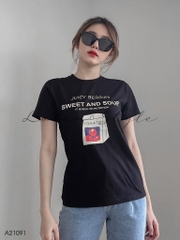 Áo thun nữ LOREN Regular Tomato A21091