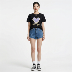 Áo thun nữ LOREN Regular mickey A21092