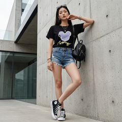 Áo thun nữ LOREN Regular mickey A21092