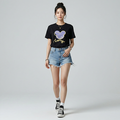 Áo thun nữ LOREN Regular mickey A21092