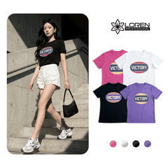 Áo thun nữ LOREN Regular Victory A21093