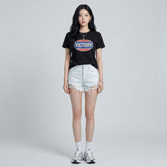 Áo thun nữ LOREN Regular Victory A21093
