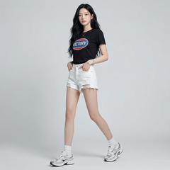 Áo thun nữ LOREN Regular Victory A21093