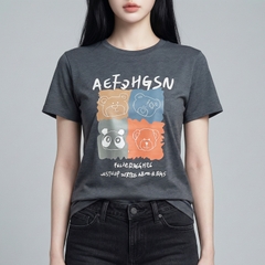 Áo thun nữ LOREN Regular bear A21098