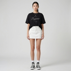 Áo thun nữ LOREN girls support đen A2676