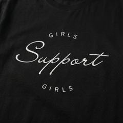 Áo thun nữ LOREN girls support đen A2676