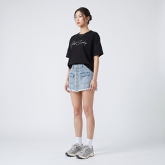 Áo thun nữ LOREN chữ Gust sunday đen A2745