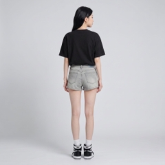 Áo thun nữ LOREN chữ in đen A2751