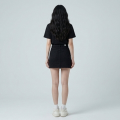 Áo thun nữ LOREN in chữ đen A2770
