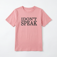 Áo thun nữ LOREN Speak ngắn tay A2965