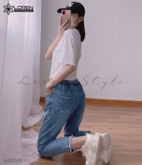 Áo thun nữ LOREN givenchy trắng A2049