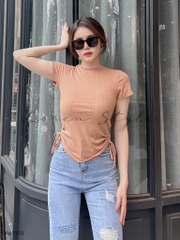 Áo kiểu nữ LOREN dây eo A61110