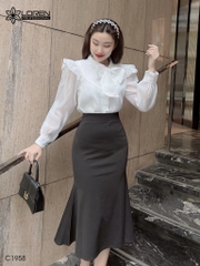 Chân váy nữ LOREN đuôi cá C1958
