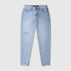 Quần jean baggy LOREN rách tua B51036