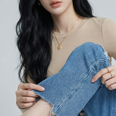 Quần jean baggy LOREN rách tua B51036