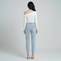 Quần jean baggy LOREN tua B51037