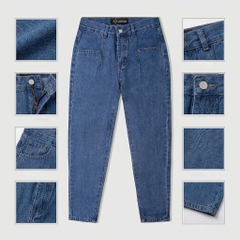 Quần jean baggy LOREN trơn kiểu túi B51038