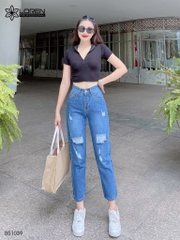 Quần jean baggy LOREN rách B51039