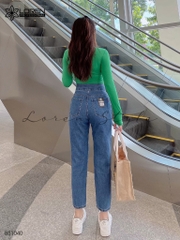 Quần jean baggy LOREN lưng kiểu B51040