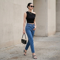 Quần jean baggy LOREN lưng kiểu B51040