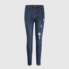 Quần jean nữ skinny LOREN wash rách gối B51045