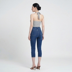 Quần jean nữ skinny LOREN lửng wash lai B51050