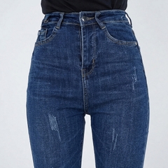 Quần jean nữ skinny LOREN lửng wash lai B51050