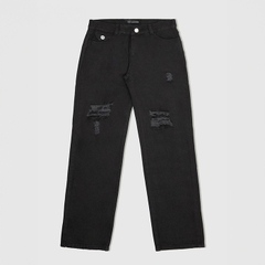 Quần jean nữ LOREN ống rộng rách B51061