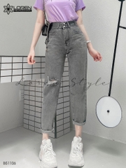 Quần jean baggy nữ LOREN 2 nút  B51106