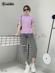 Quần jean baggy nữ LOREN 2 nút  B51106