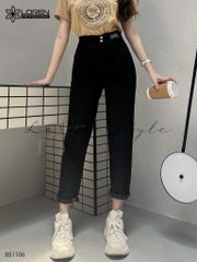 Quần jean baggy nữ LOREN 2 nút  B51106