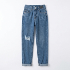 Quần jean baggy nữ LOREN 2 nút  B51106
