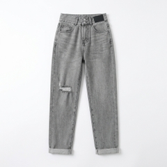 Quần jean baggy nữ LOREN 2 nút  B51106