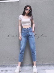 Quần jean baggy nữ LOREN kiểu túi B51108