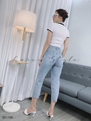 Quần jean baggy nữ LOREN kiểu túi B51108