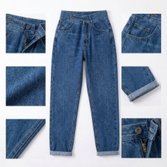 Quần jean baggy nữ LOREN nút kiểu B51114