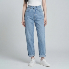 Quần jean baggy nữ LOREN nút kiểu B51114
