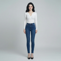 Quần jean skinny nữ LOREN co giãn B51115