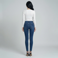 Quần jean skinny nữ LOREN co giãn B51115