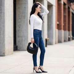 Quần jean skinny nữ LOREN co giãn B51115