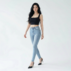 Quần jean skinny nữ LOREN co giãn B51115